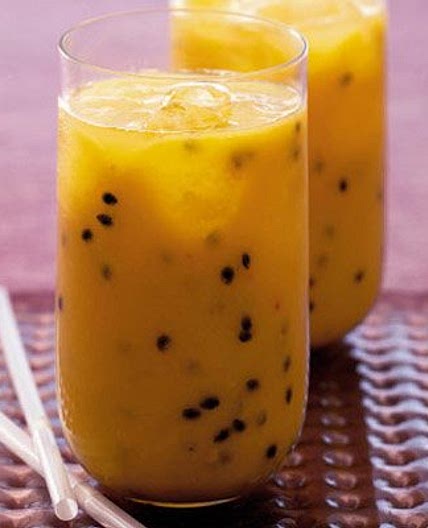 Tropical breakfast smoothie