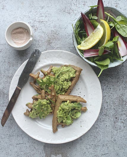 Leek Waffles with Parmesan
