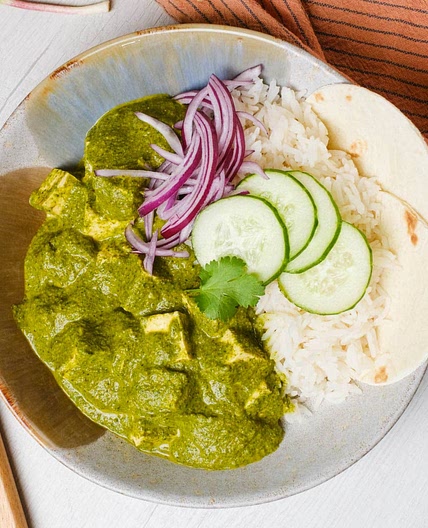 Vegan Palak Tofu