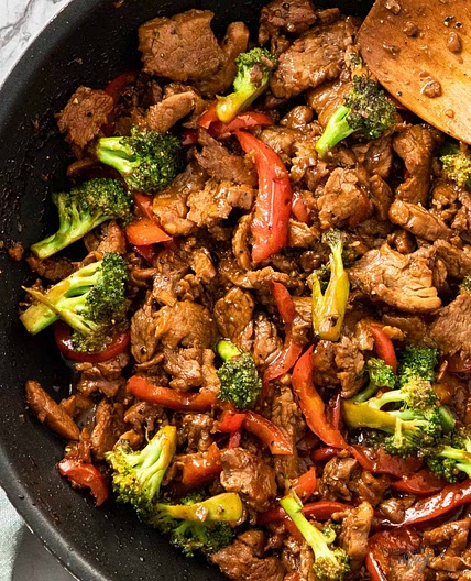 Honey Pepper Pork Stir Fry