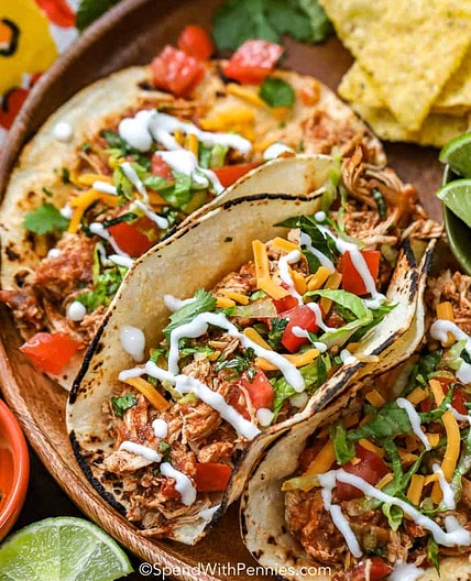 Crockpot Chicken Tacos