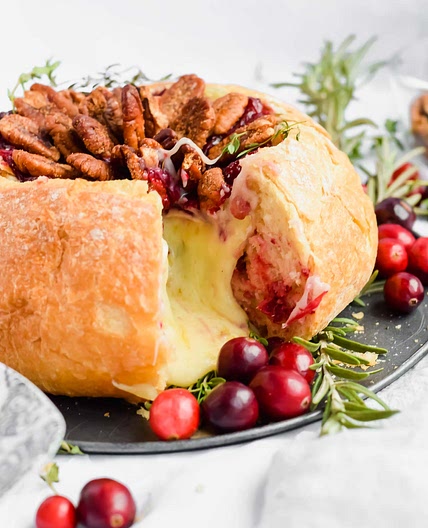 Cranberry Brie Bread Bowl
