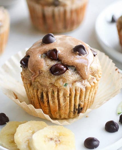 Gluten-free Chocolate Chip Zucchini Muffins