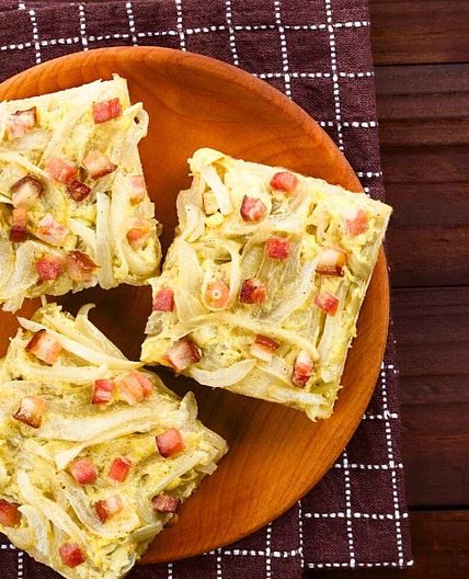 Crispy Onion and Apple Tart