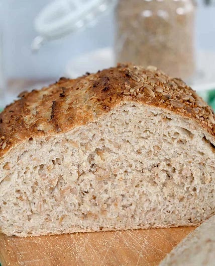 Sourdough Cracked Wheat Bread
