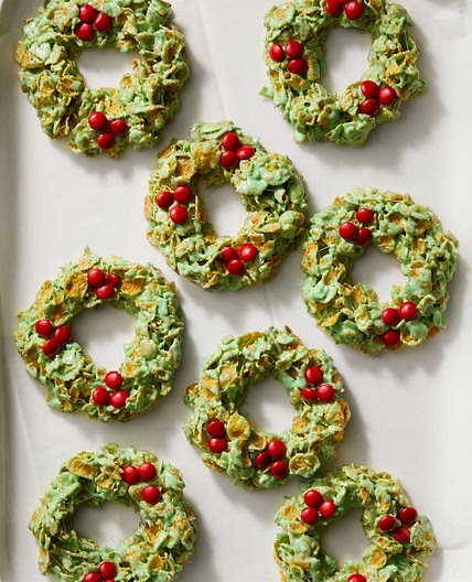Christmas Wreath Cookies