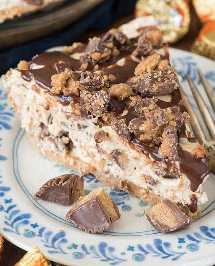 No Bake Peanut Butter Cup Pie