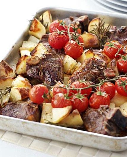Rosemary roast lamb chops