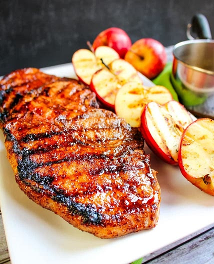 Apple Cider Glazed Pork Chops