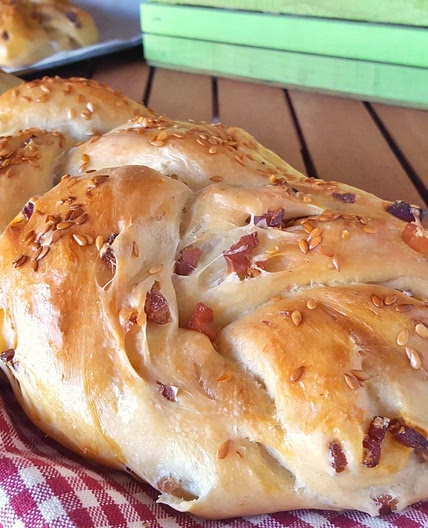Treccia brioche salata soffice e buonissima