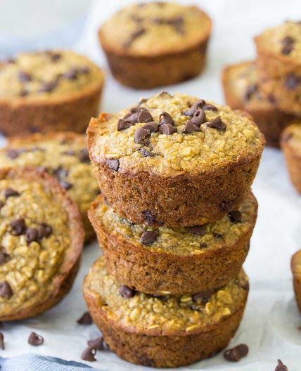 Blender Banana Muffins (Dairy-Free, Flourless)
