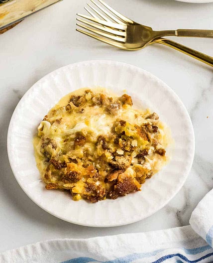 Cheesy Chicken Stuffing Casserole