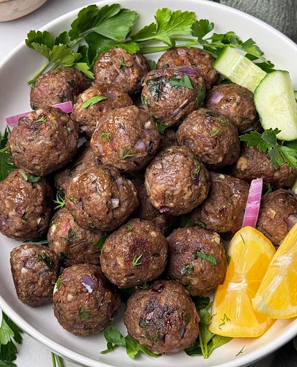 Vegan Greek Meatballs