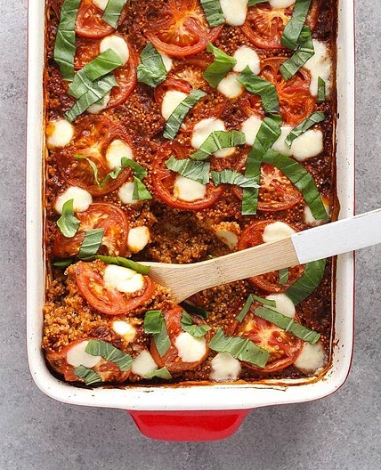 Tuscan Chicken Quinoa Casserole