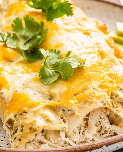 Sour Cream Chicken Enchiladas