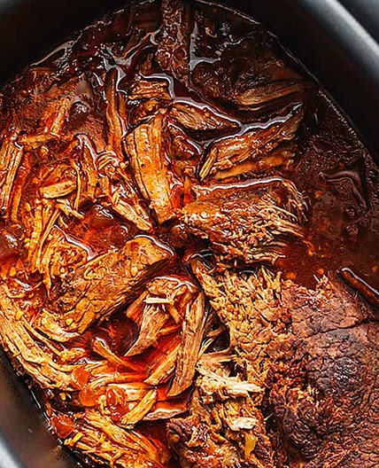 Crockpot London Broil with Balsamic Gravy