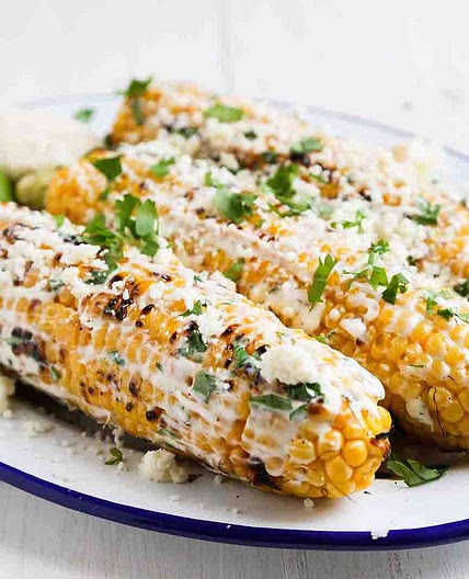 Grilled Mexican Street Corn (Elote)