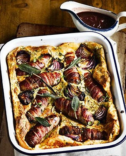 Ultimate toad-in-the-hole with caramelised onion gravy