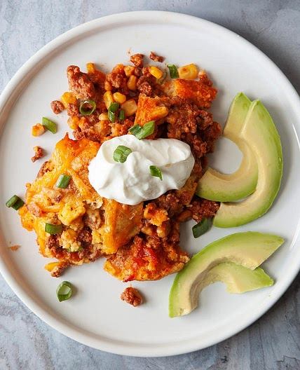 Cornbread Taco Bake