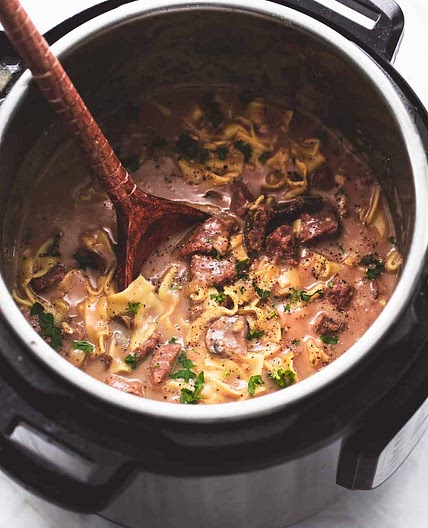 Instant Pot Beef Stroganoff Recipe