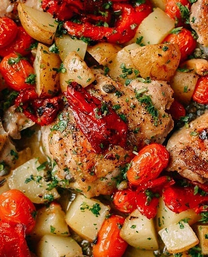 Mediterranean Chicken Thighs