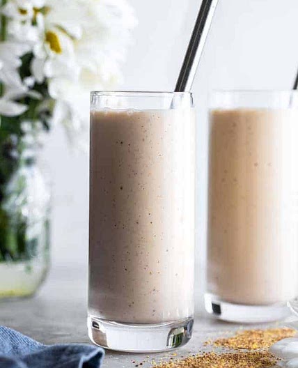 Banana Cashew Flax Seed Smoothie