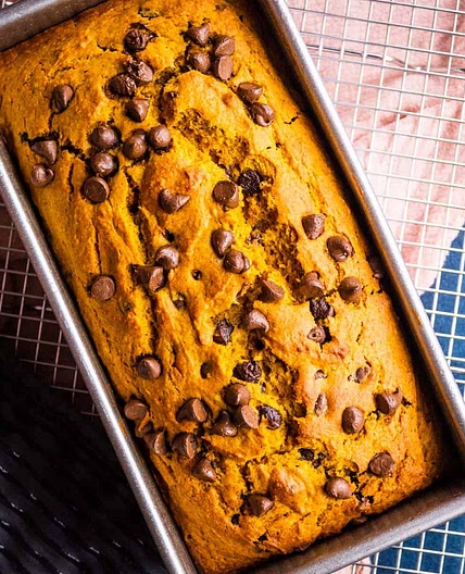 Pumpkin Chocolate Chip Bread