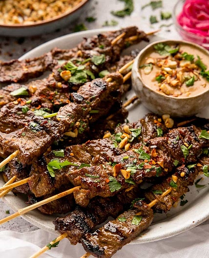 Grilled Beef Satay