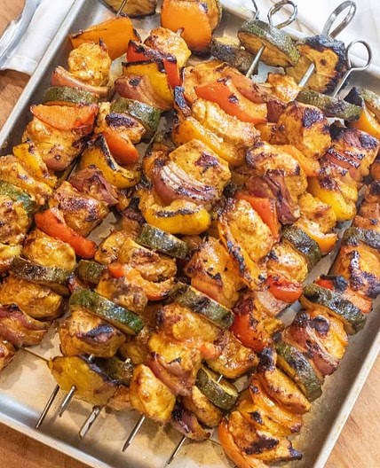 Spicy Chicken Kebabs