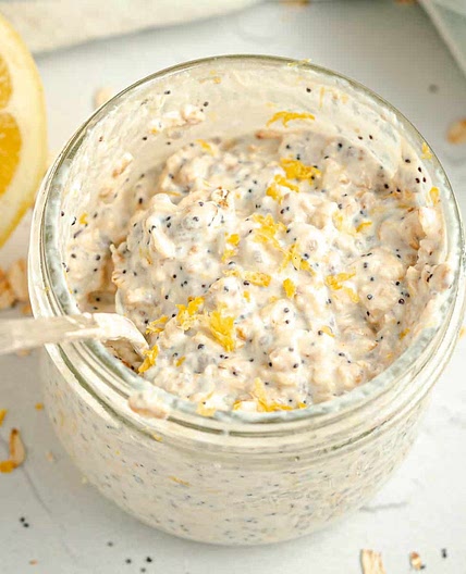 Lemon Poppy Seed Overnight Oats