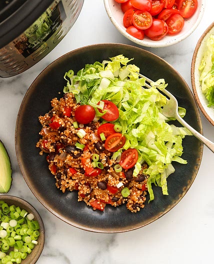 Instant Pot Quinoa Burrito Bowls