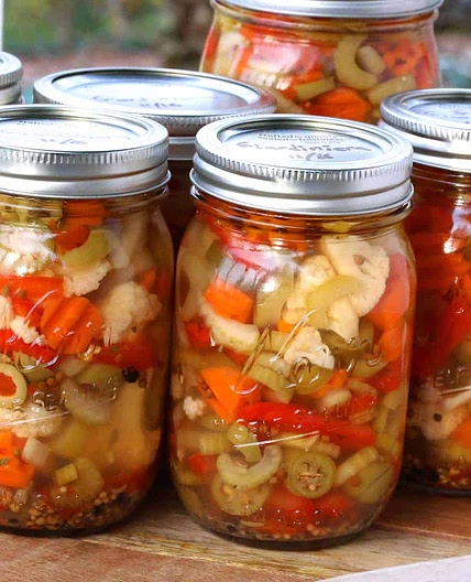 BEST Giardiniera Recipe (Spicy or Mild)