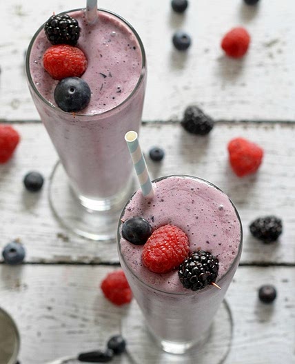 Triple Berry Milkshake