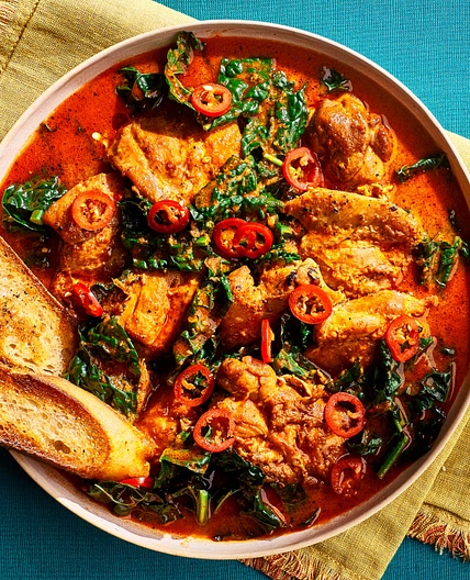 Piri-Piri Chicken Stew With Kale