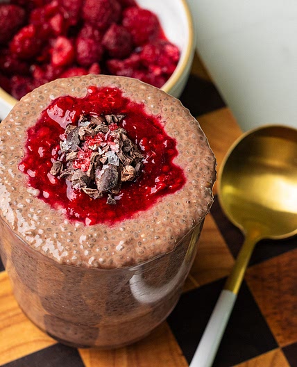 Chocolate Chia Pudding (High Protein)