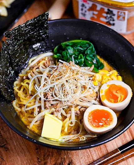 Pork Miso Ramen in 15 Minutes (Sapporo Style)