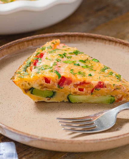 Crustless Zucchini Quiche