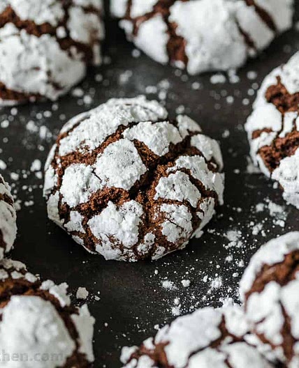 Chocolate Crinkle Cookies