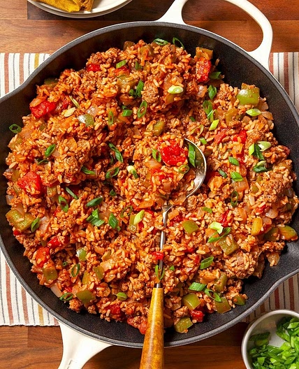 Spanish Rice with Ground Beef