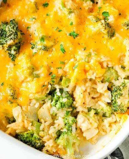Broccoli Rice Casserole from Scratch
