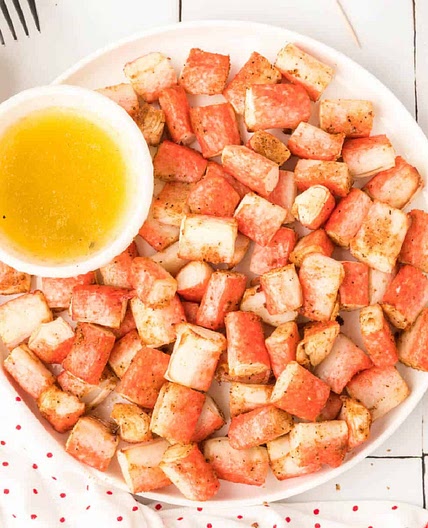 Air Fryer Crab Bites
