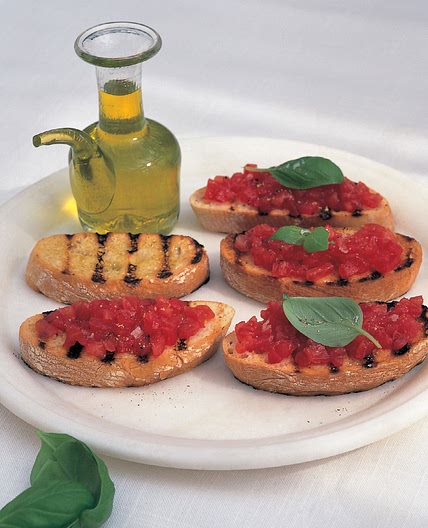 Bruschetta with Tomato and Basil