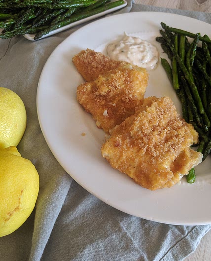 Keto Air Fryer Breaded Cod