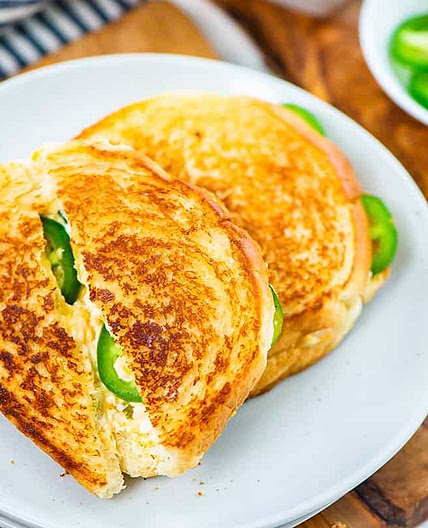 Jalapeno Popper Grilled Cheese