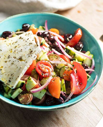 Horiatiki (Greek Salad) Recipe