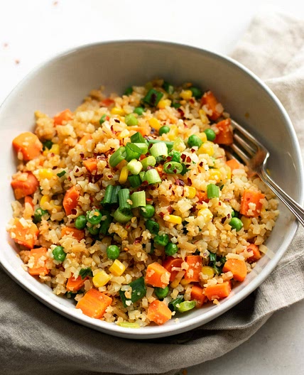 Healthy Vegan Cauliflower Fried Rice