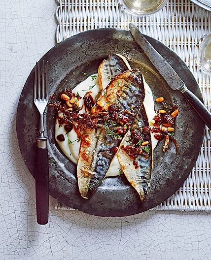 Sicilian mackerel with cauliflower purée