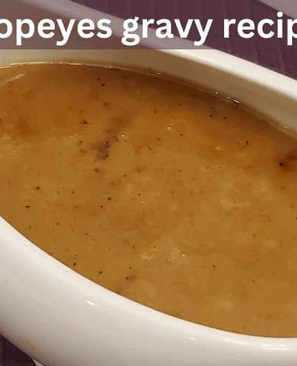 Popeye's cajun gravy recipe
