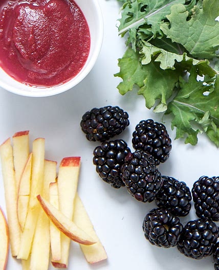 Blackberry Kale & Apple Baby Food Puree (6+ months) - Baby Foode