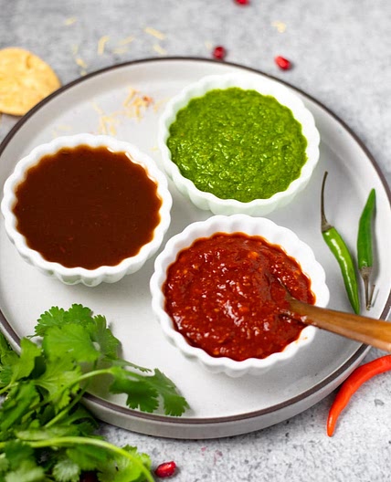 Three Indian Chutneys